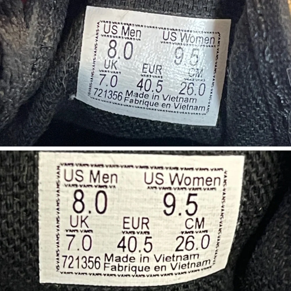 VANS X THE NIGHTMARE BEFORE CHRISTMAS ERA STACKED DISNEY Size 9.5 Worn 2-3 Times - Picture 15 of 17